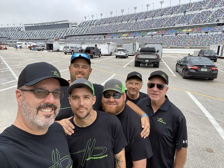 The HD Motorsports team at Daytona International Speedway